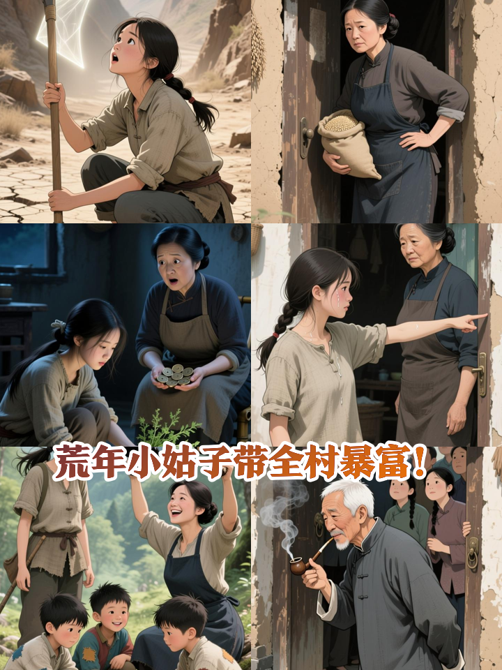 荒年小姑子挖野菜,激活系统带全村暴富!