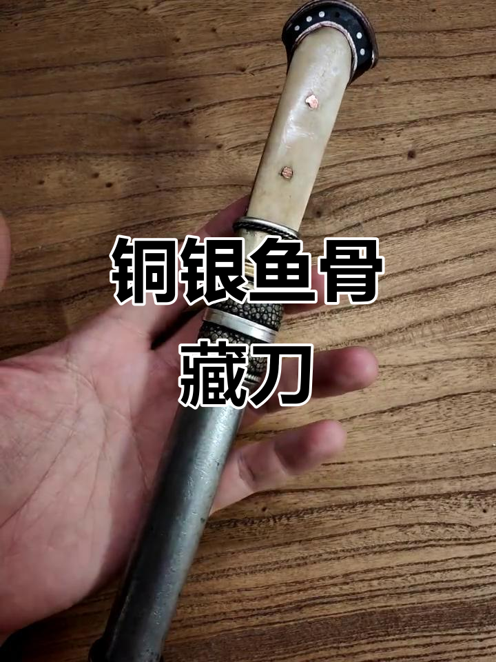 铜银鱼骨藏刀,精美绝伦的工艺品