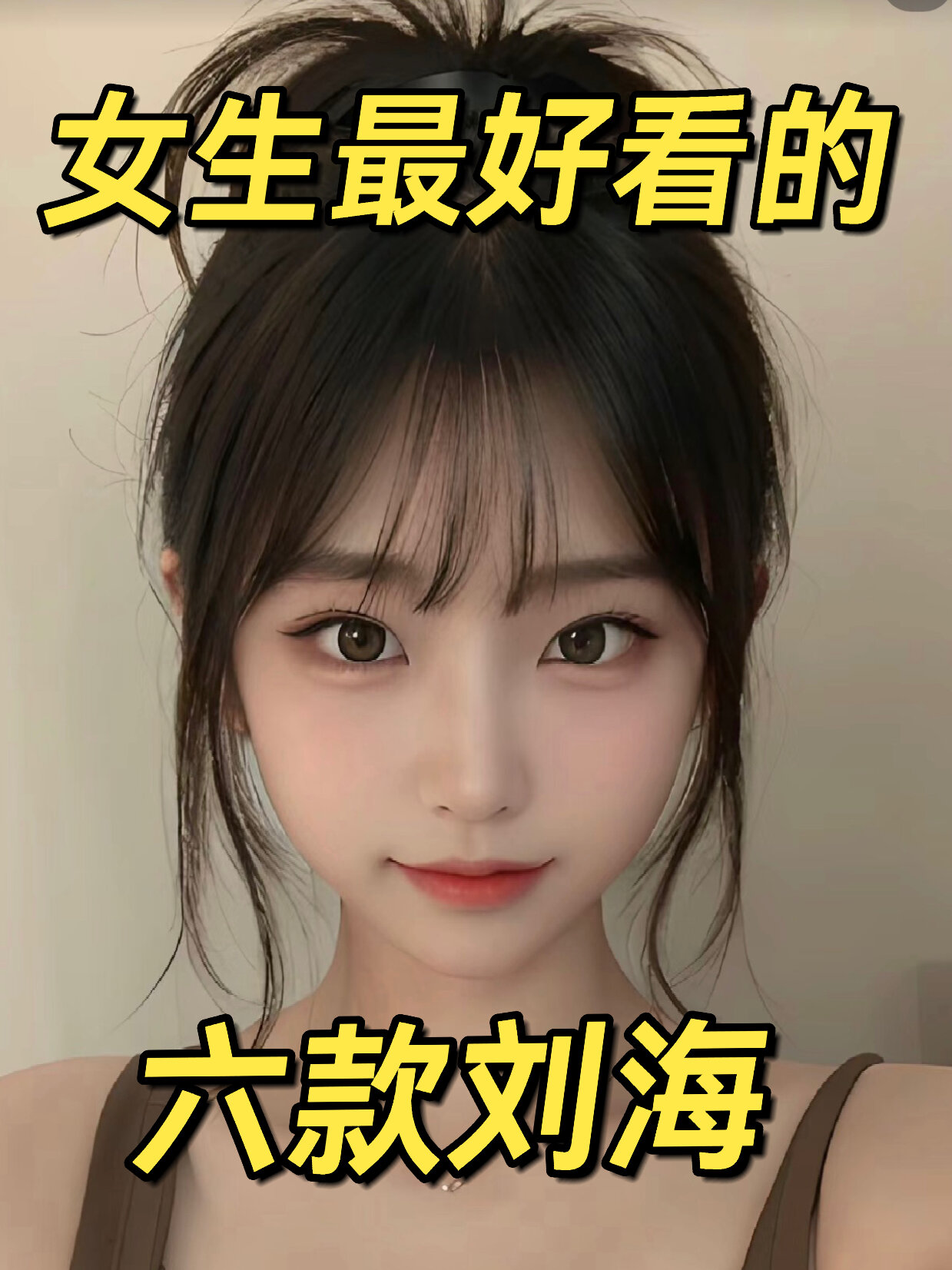 女生最好看的六款刘海