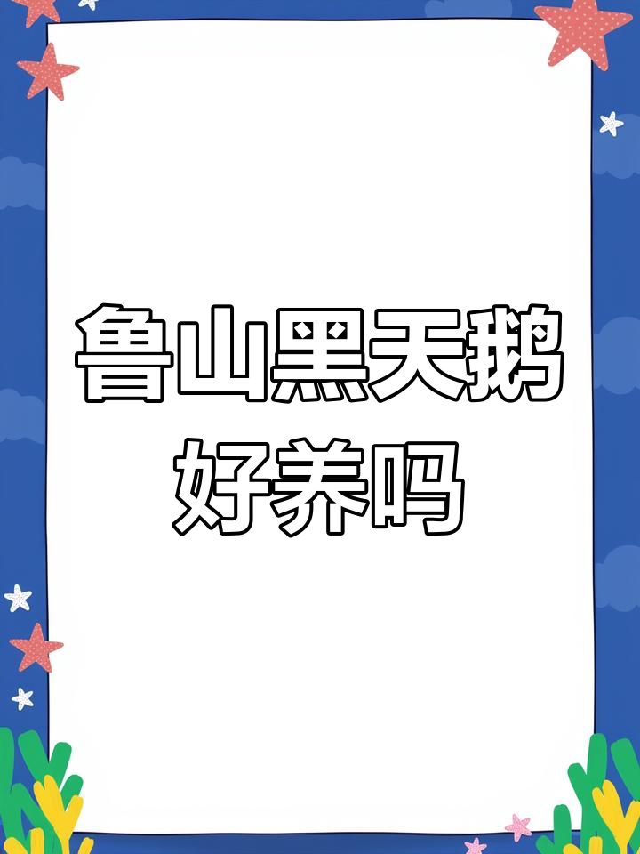 黑天鹅性格温顺,羽毛黑亮迷人,适合家养吗?
