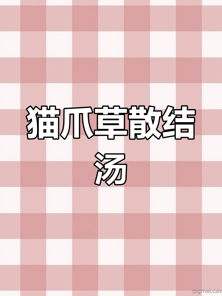 猫爪草煲汤,散结效果超赞!