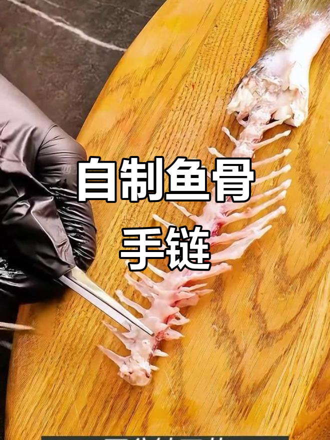 创意鱼骨手链制作,手工DIY打造独特珠宝首饰