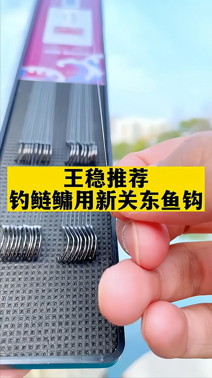 王稳推荐钓鲢鳙用新关东鱼钩