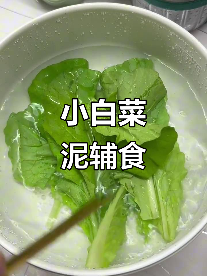 六月龄宝宝小白菜泥,简单又营养的辅食做法