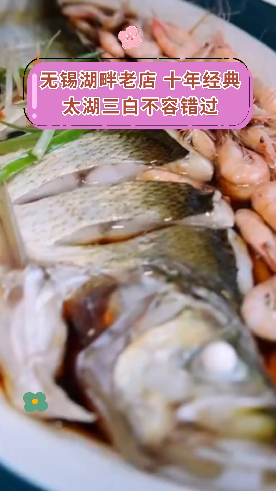 无锡湖畔老店 十年经典 太湖三白不容错过