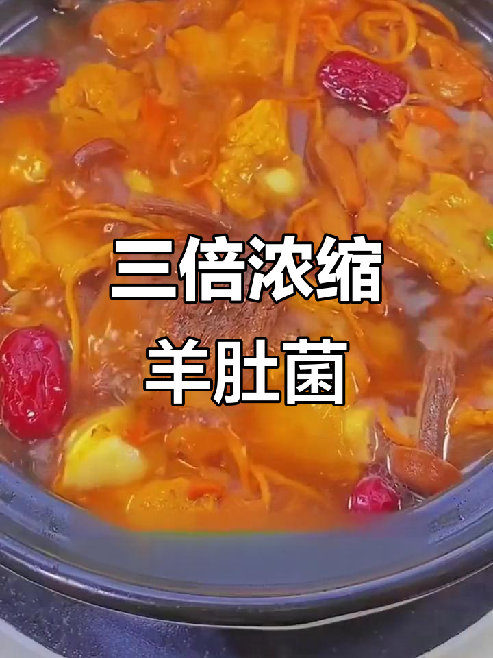 羊肚菌汤包,三倍浓缩,五口之家一次搞定!