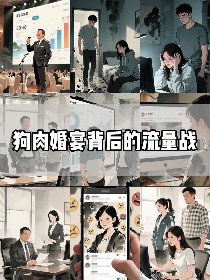 热搜上的狗肉婚宴，我发现了舆论战争最脏的打法