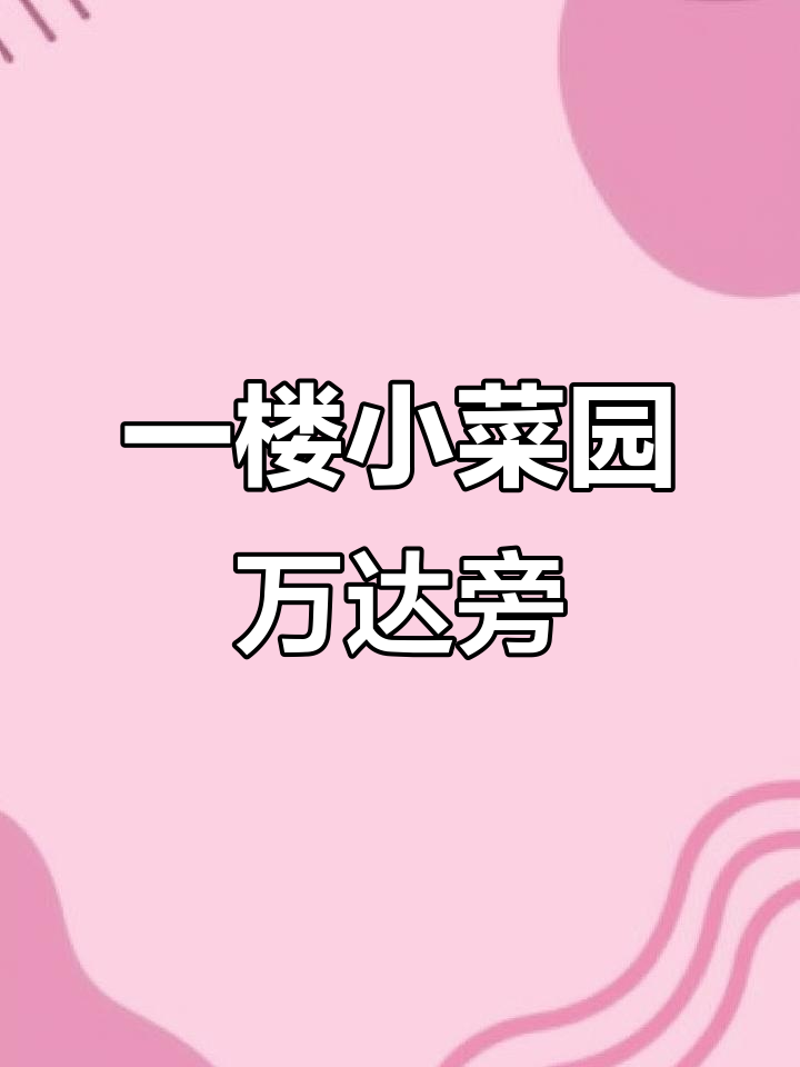 万达周边带院一楼,私家庭院设计超实用