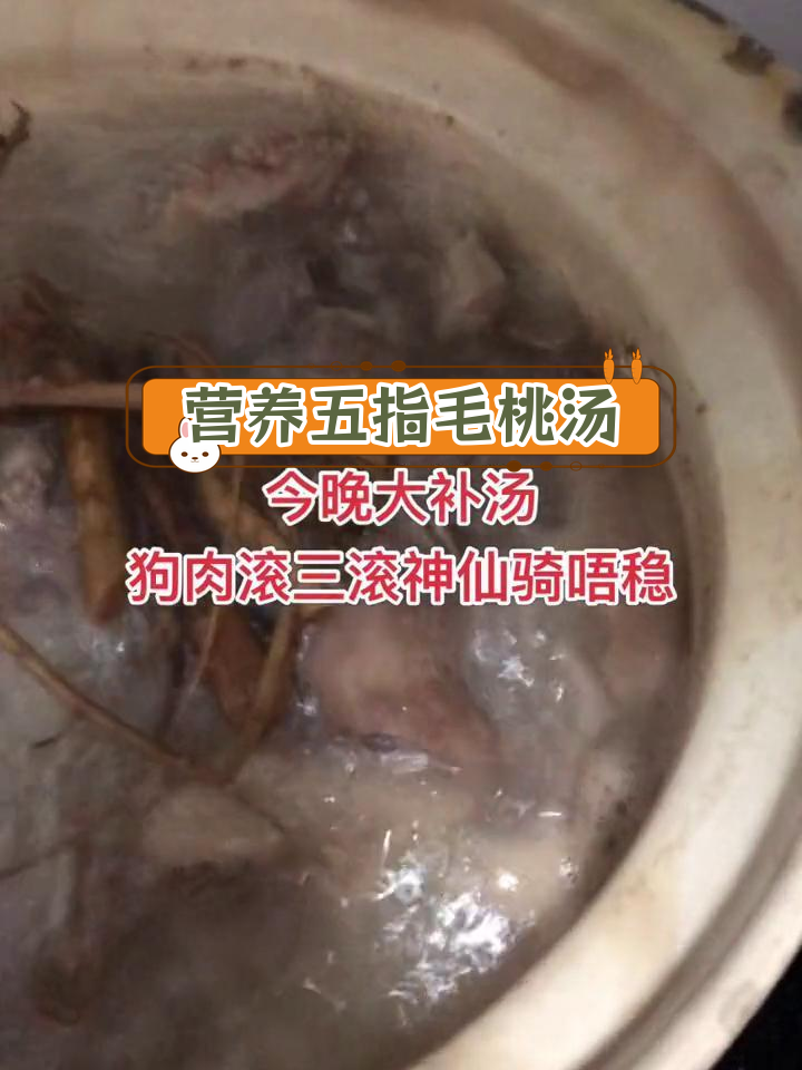 五指毛桃牛大力,滋补养生汤