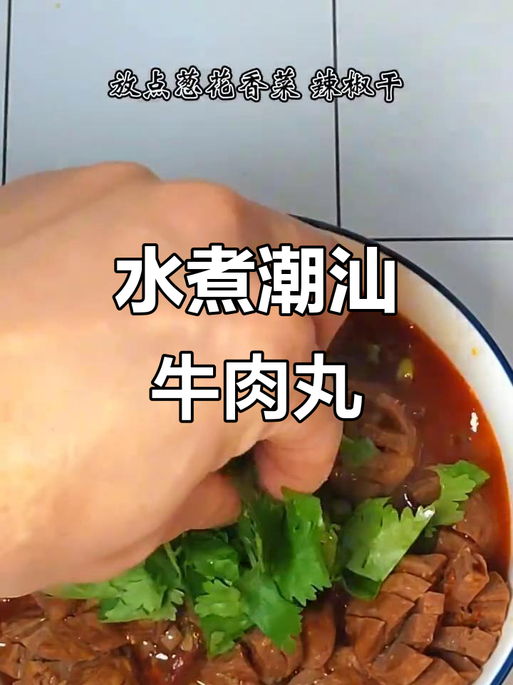 潮汕牛肉丸新做法，水煮更下饭