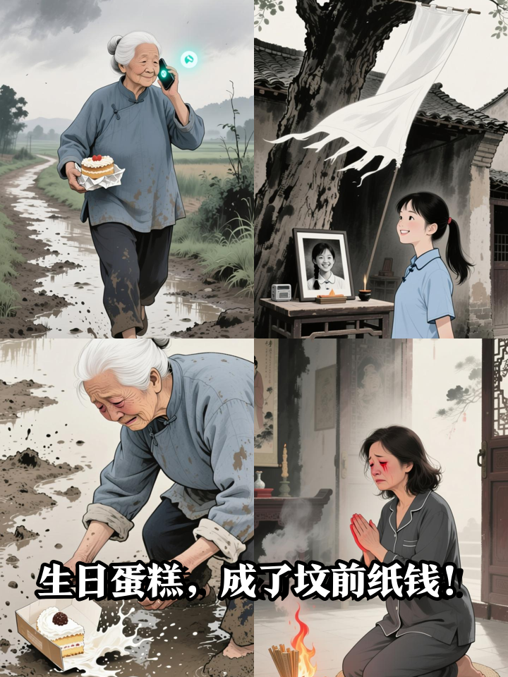 外婆提着蛋糕找孙女，却撞见外孙女的葬礼！