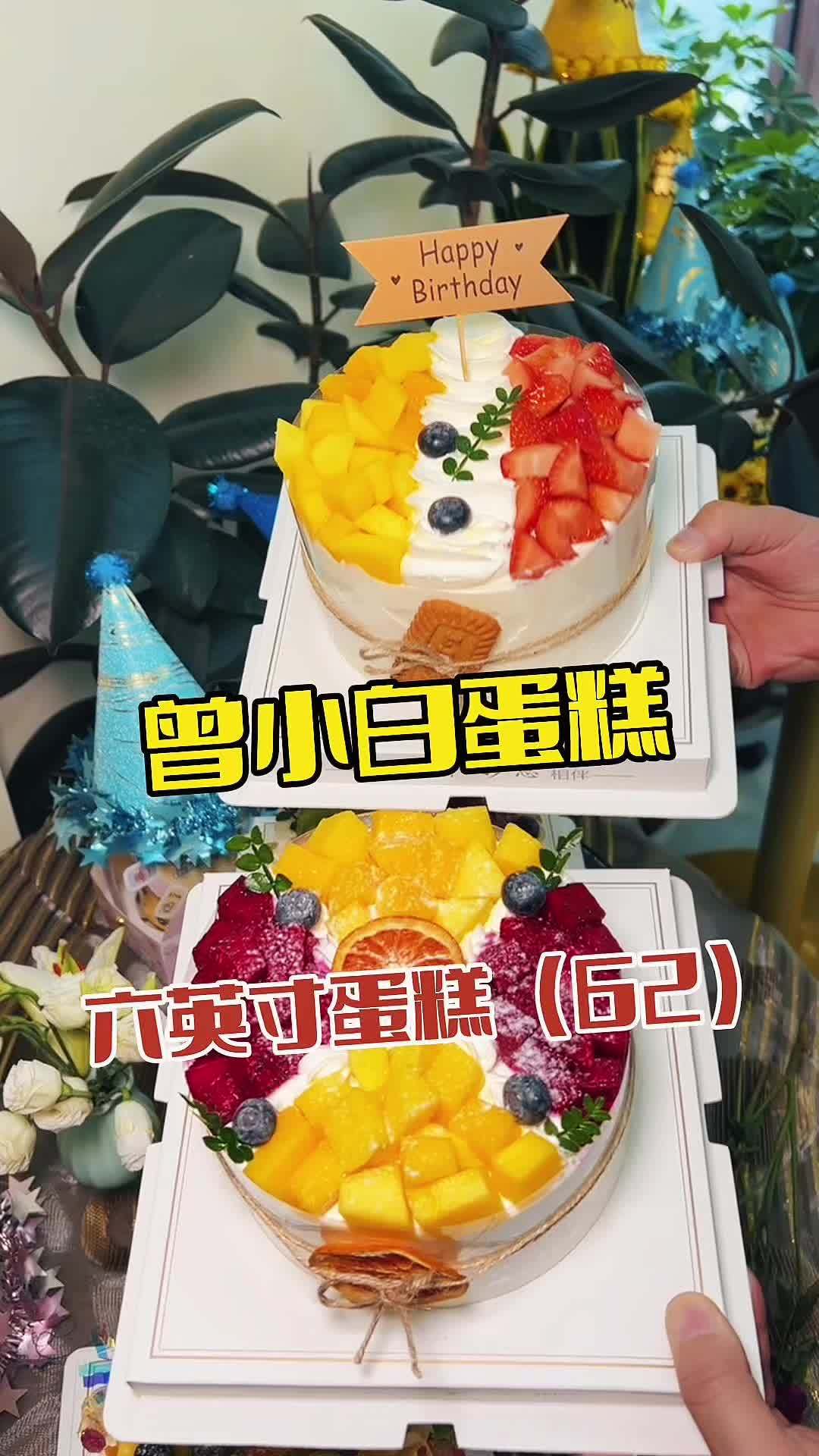 曾小白蛋糕 蛋糕 生日蛋糕 曾小白蛋糕 动物奶油蛋糕 网红生日蛋糕