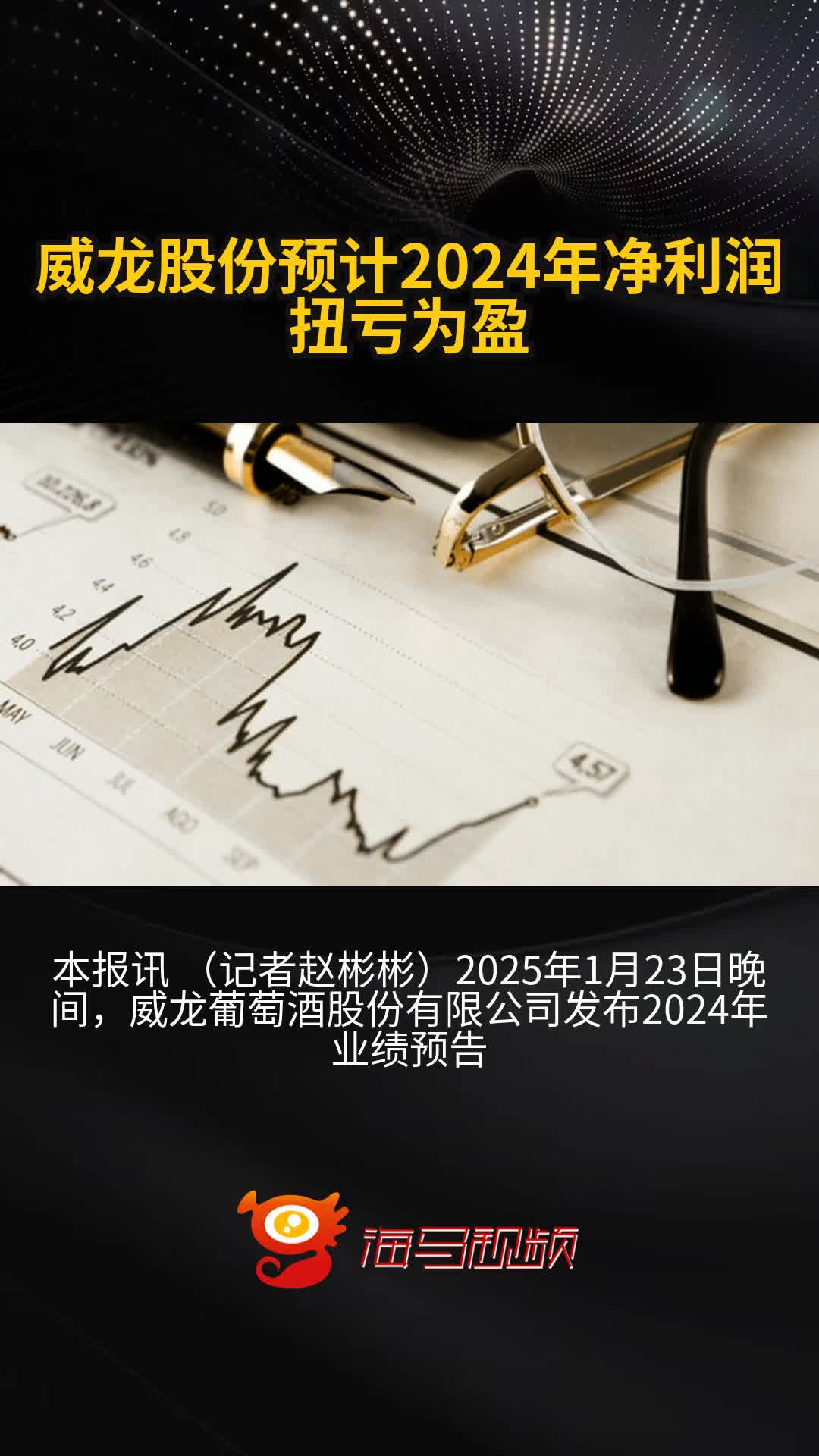 威龙股份预计2024年净利润扭亏为盈