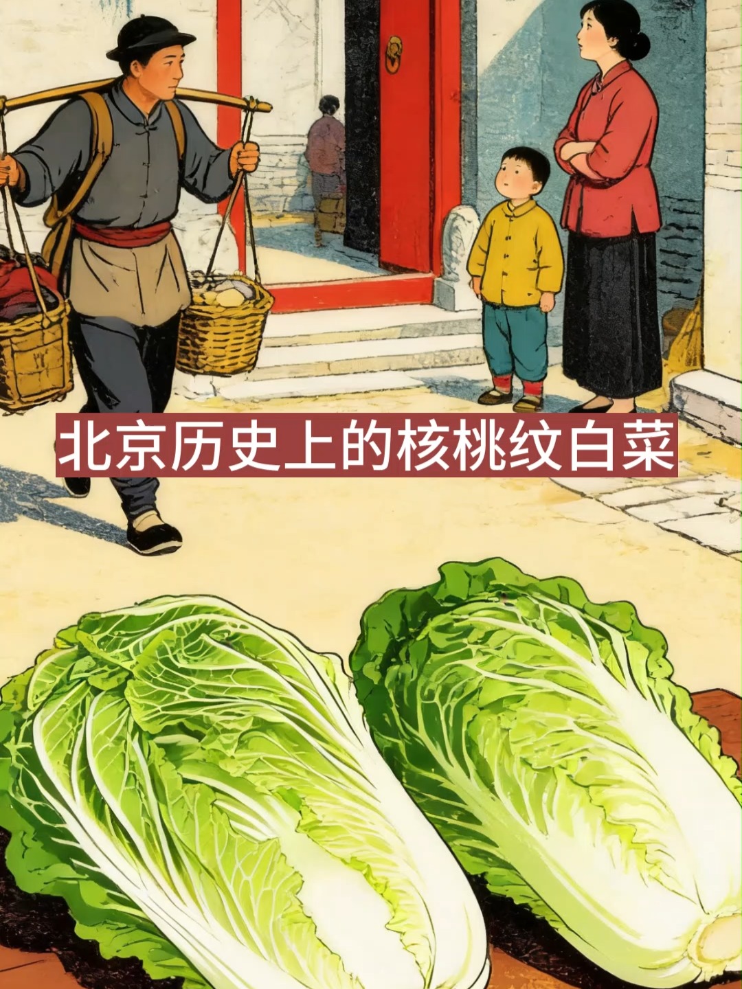 北京历史上的核桃纹白菜