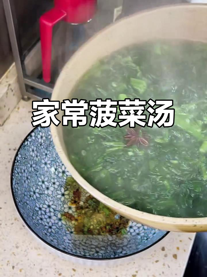 简单家常菠菜汤，清爽美味一学就会