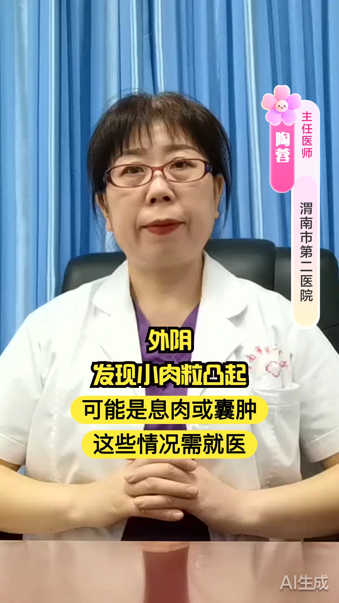 外阴发现小肉粒凸起?可能是息肉或囊肿,这些情况需就医