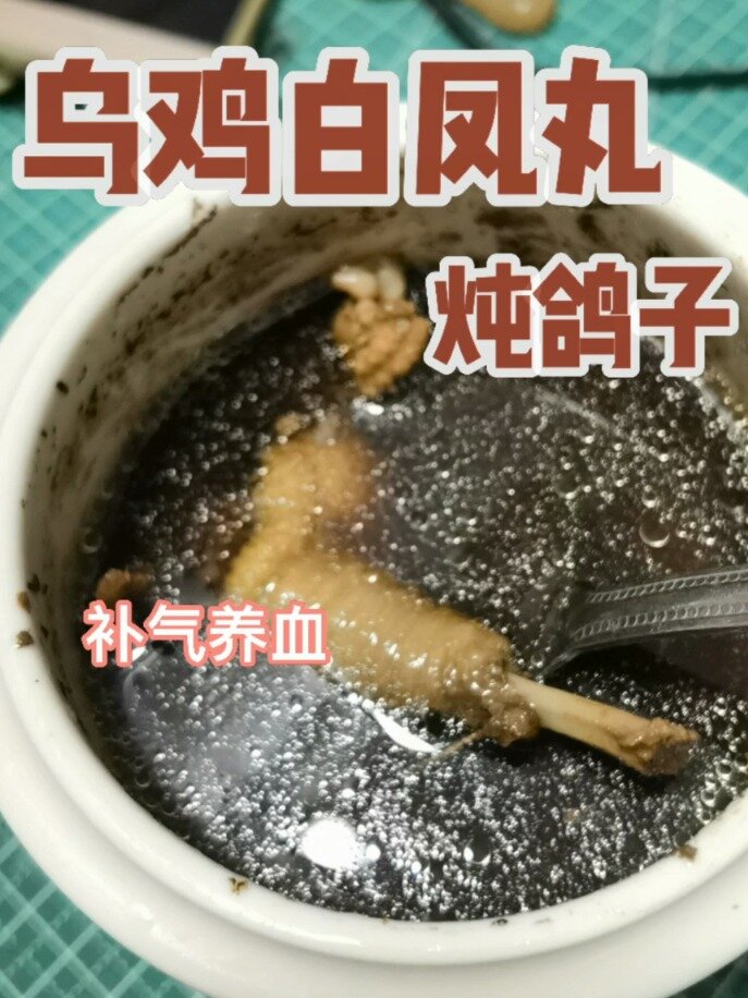 补气养血|乌鸡白凤丸炖鸽子