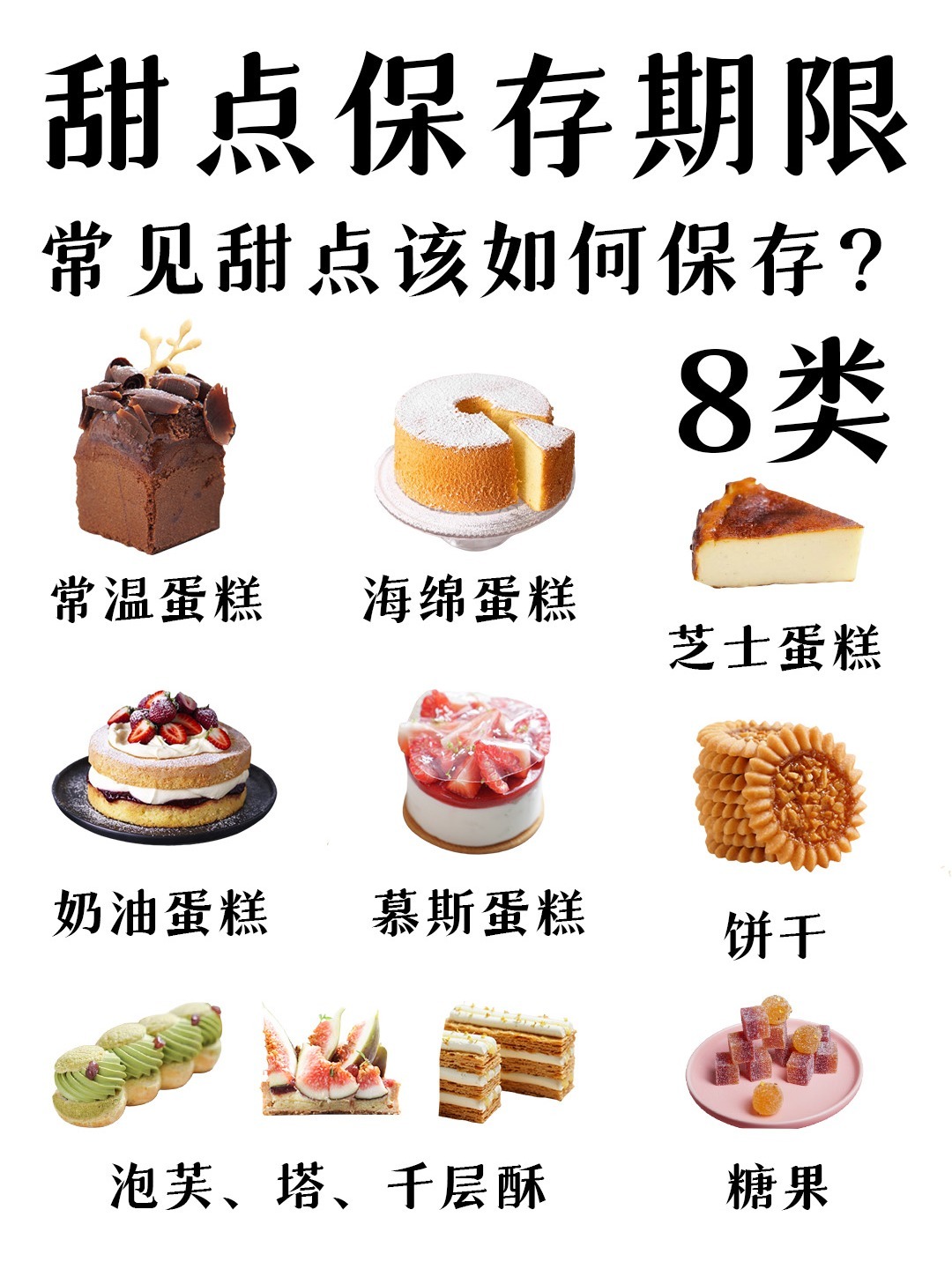 甜点如何保存?保质期多久?家里店里都需要