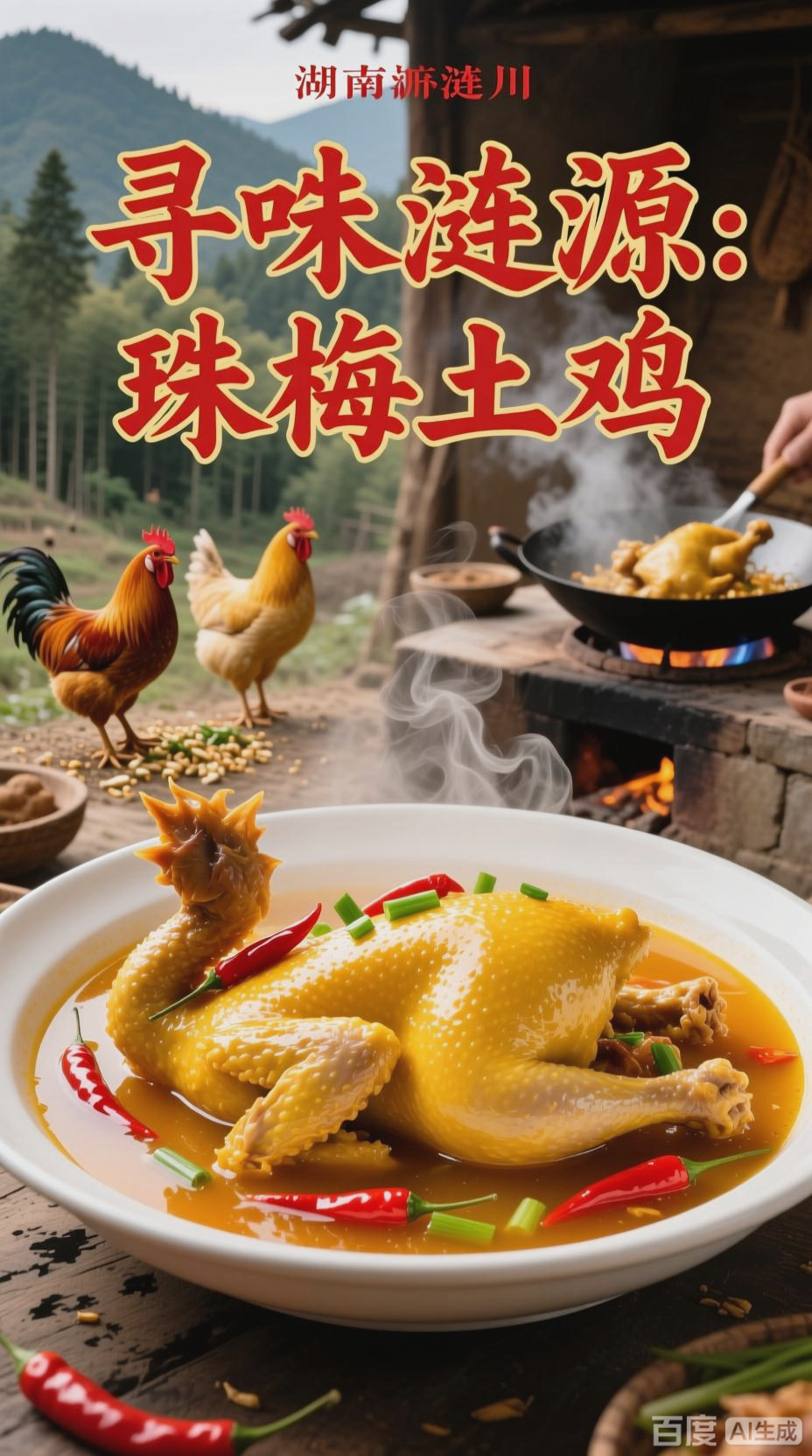 涟源珠梅土鸡，寻味湖南