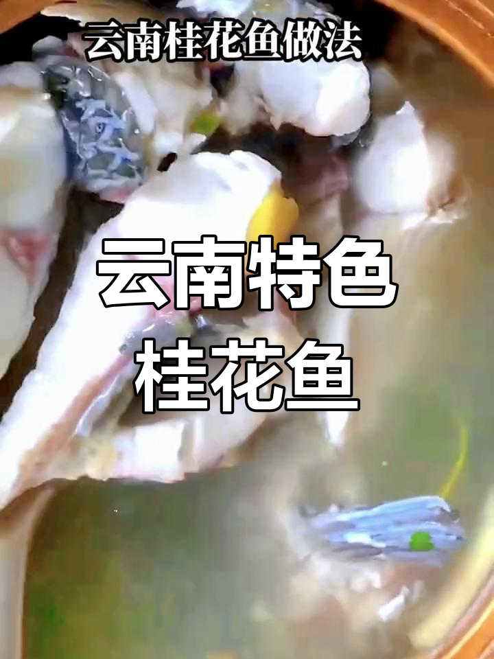 云南桂花鱼铜锅做法,汤鲜味美