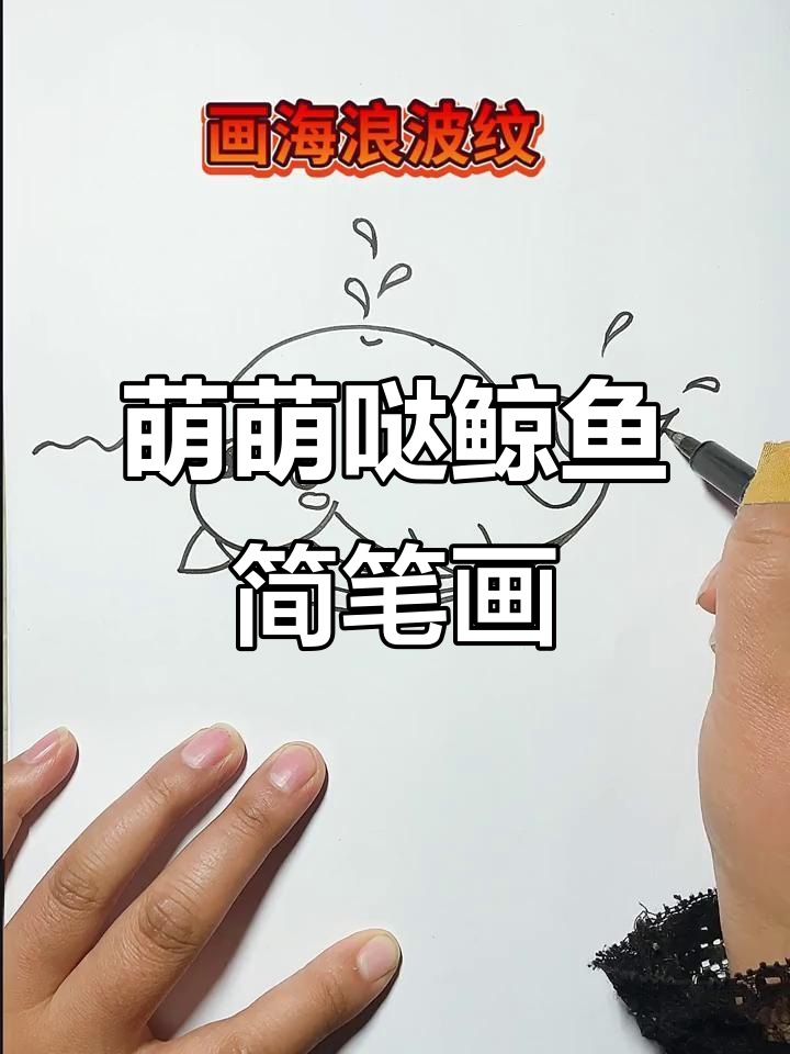 用S、C和V画可爱鲸鱼，简单又萌！