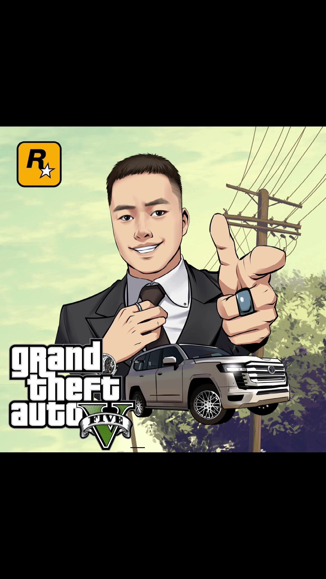 画画 头像 头像设计之西装暴徒