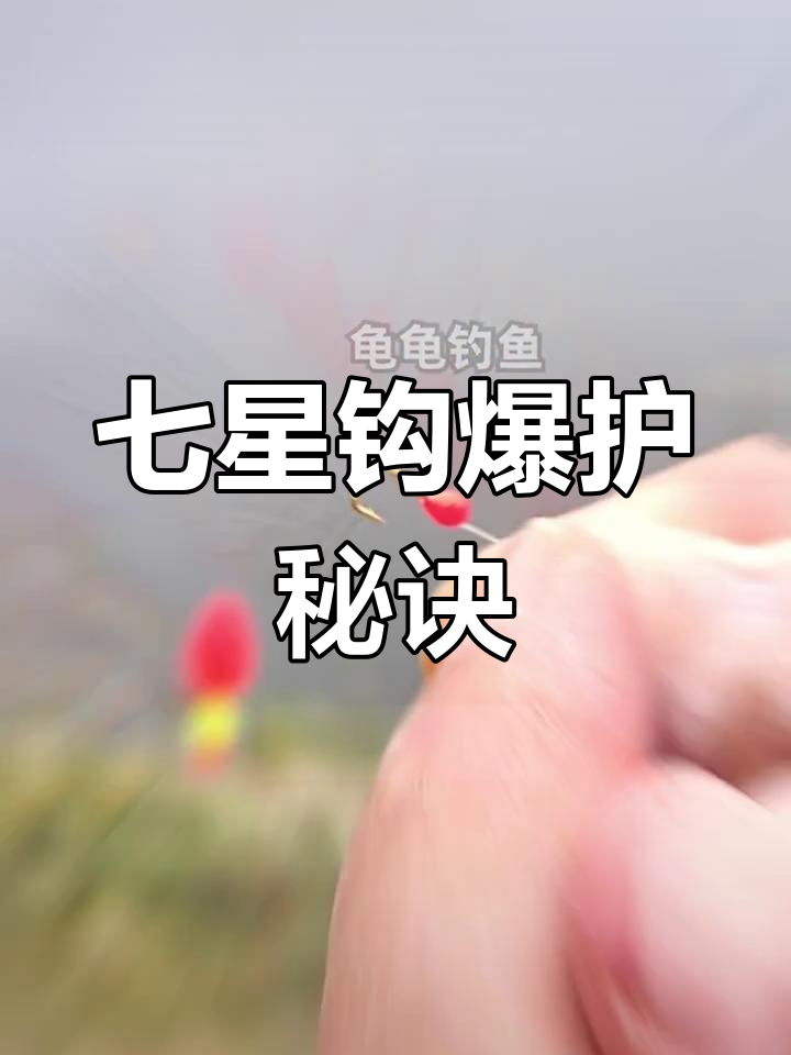 一竿钓七条鱼!七星钩钓鱼技巧大揭秘