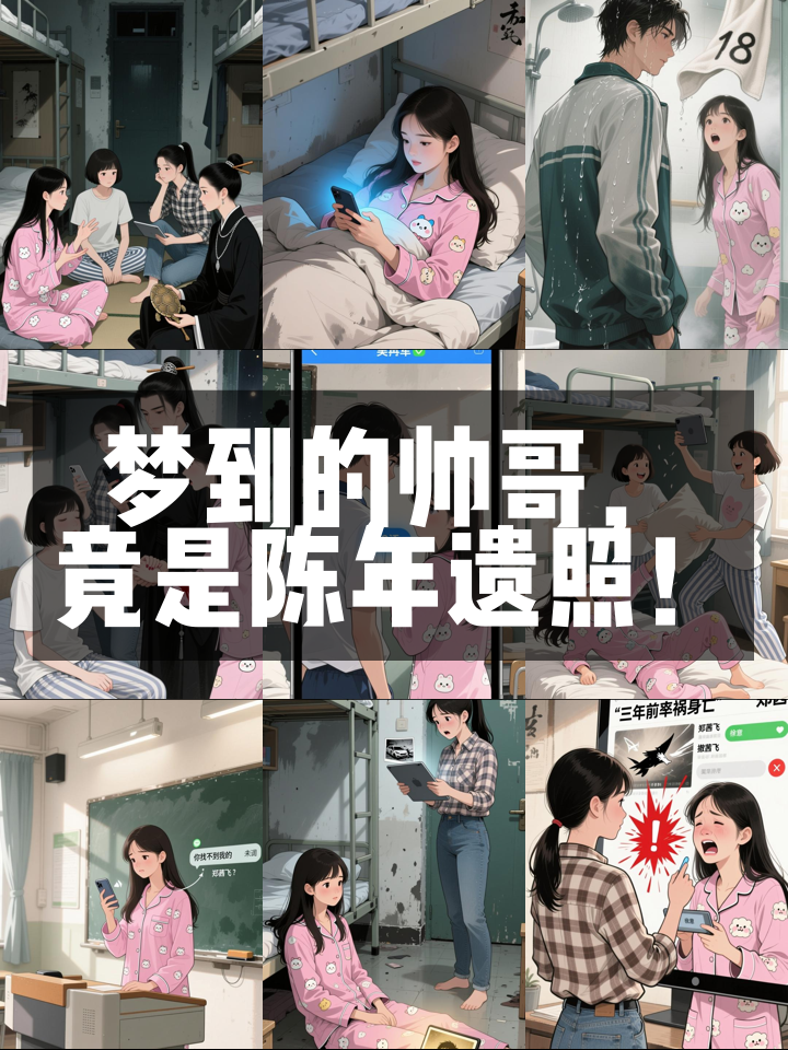 宿舍惊魂：梦到的双开门帅哥，微信头像是陈年遗照！
