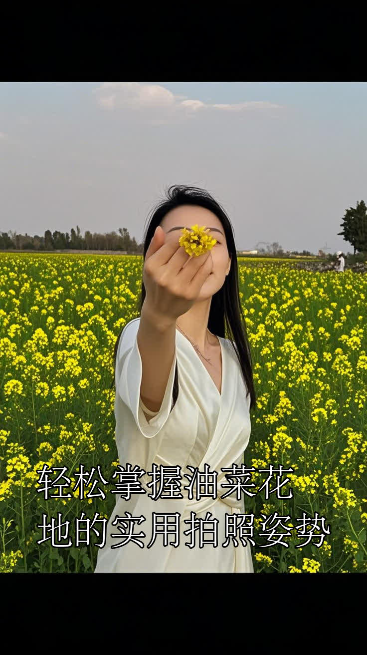 轻松掌握油菜花地的实用拍照姿势
