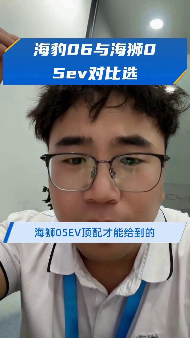 海豹06与海狮05ev对比选