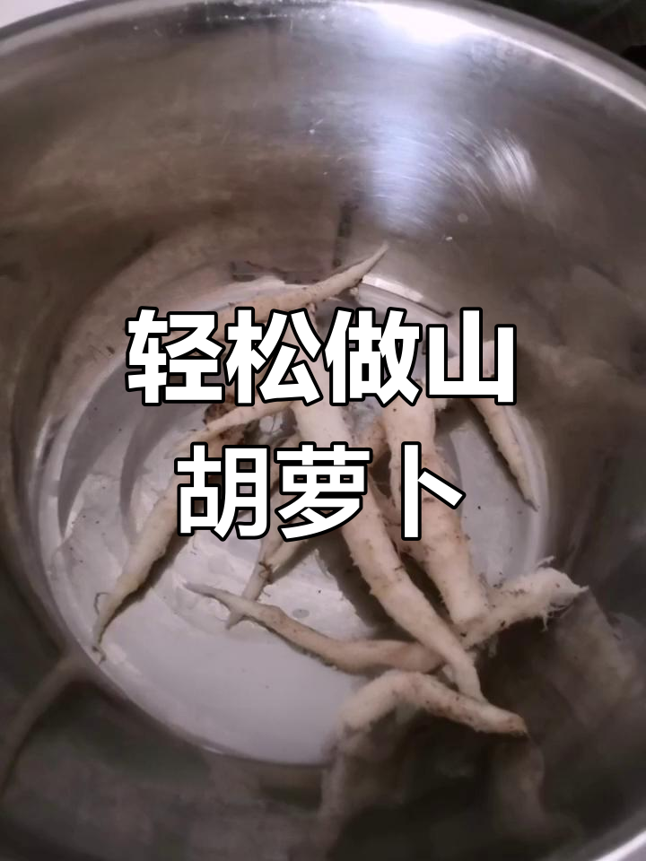 山胡萝卜的独特做法,简单又美味