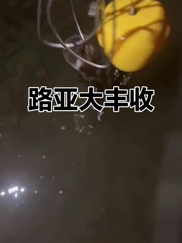 晚上钓三条鱼,放生后意外捕获两只龙虾,收获满满!