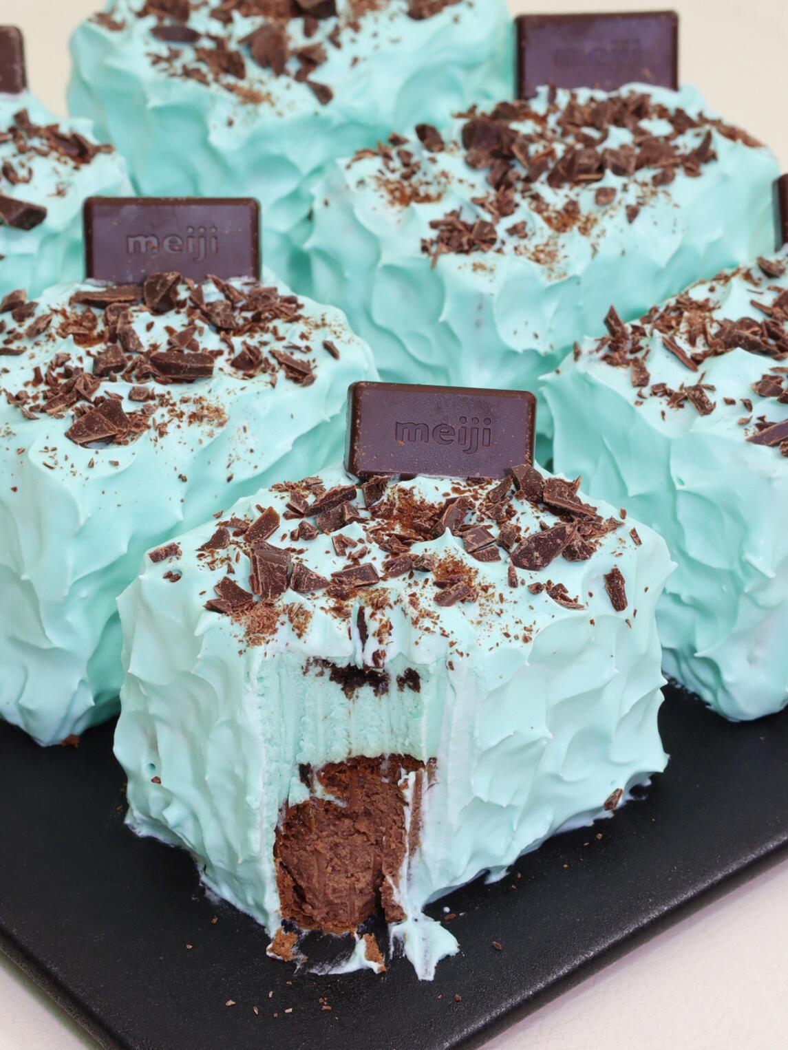 没有牙膏味!薄荷巧克力冻芝士