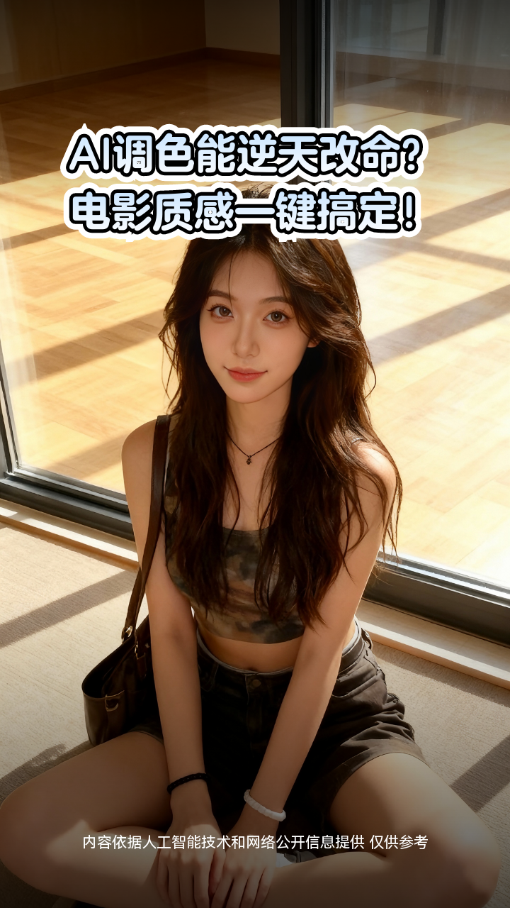 AI调色能逆天改命？电影质感一键搞定！