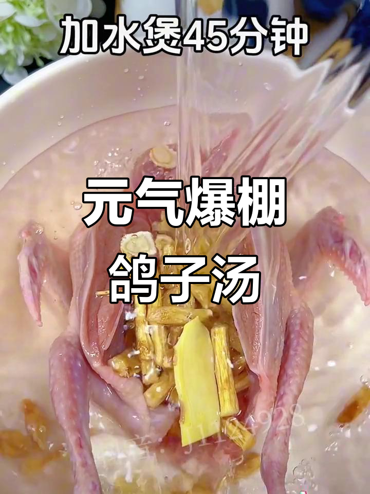 鸽子汤加西洋参,元气满满喝出来