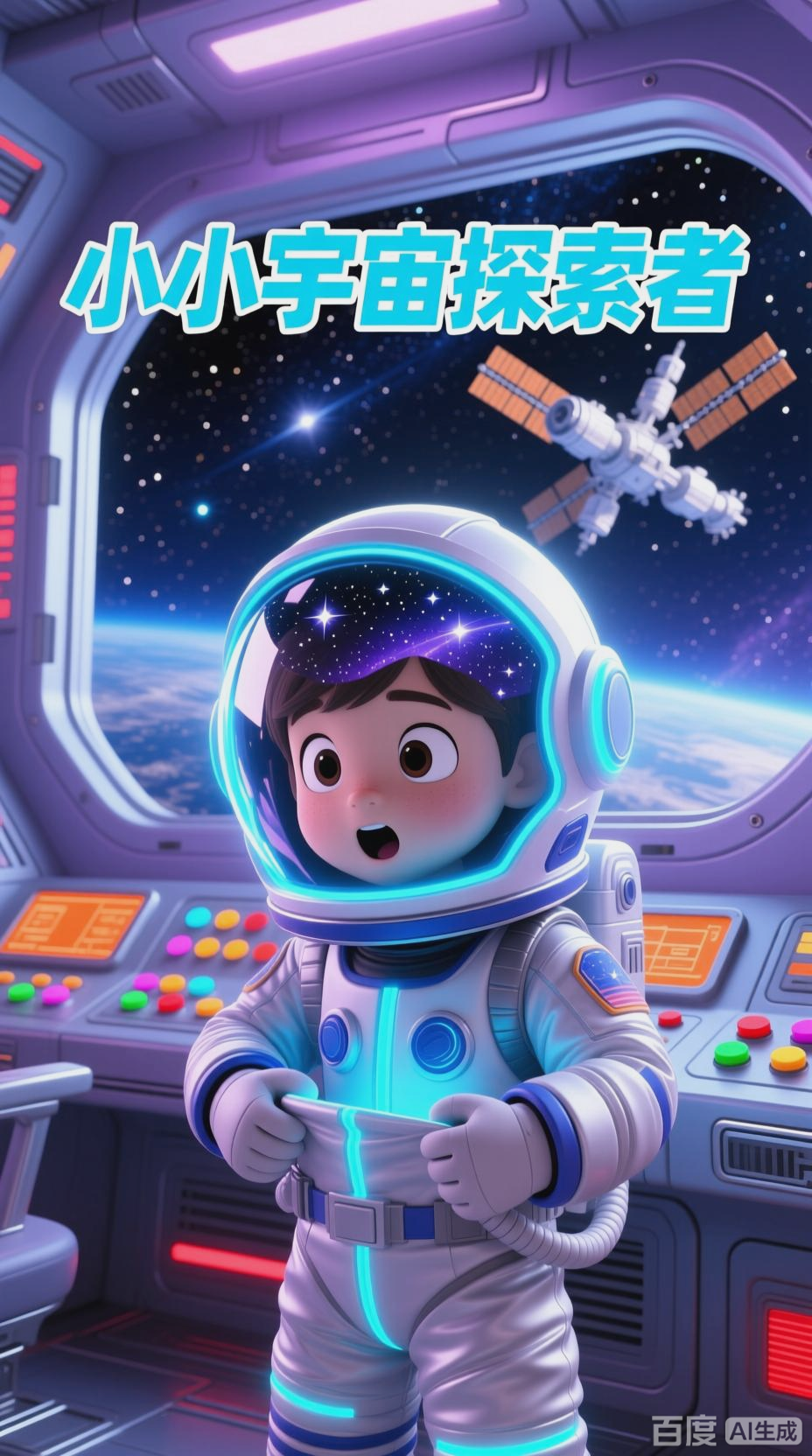 小小宇航员,探索宇宙梦