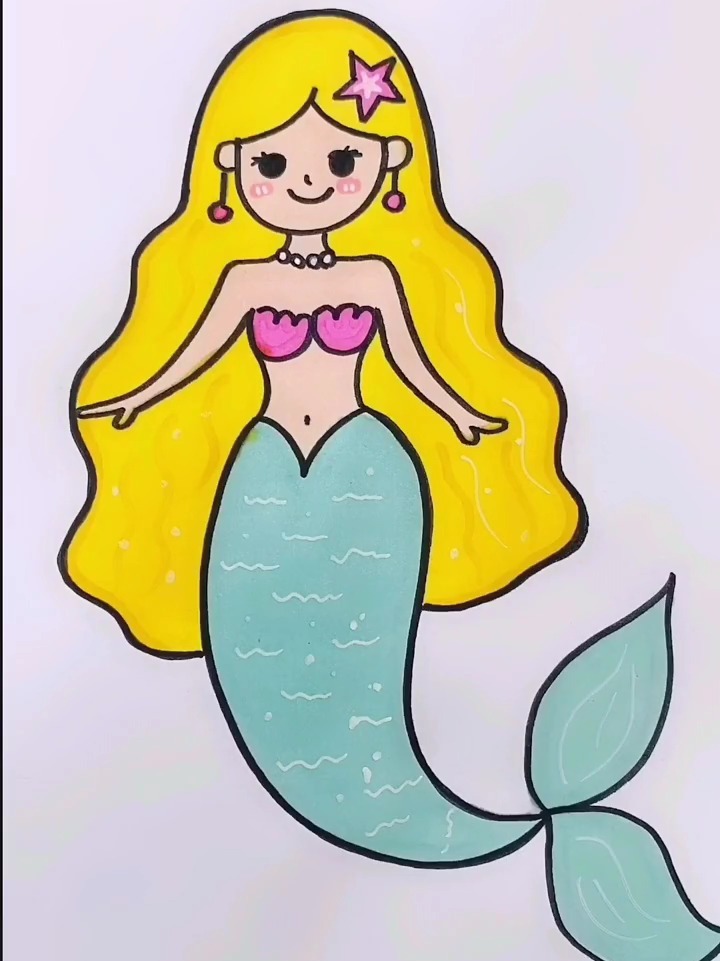 美人鱼哪一种画法你更喜欢?