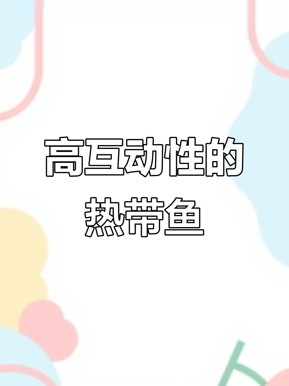 推荐两种互动性强的热带观赏鱼，虎皮鱼与三湖瓷鲷