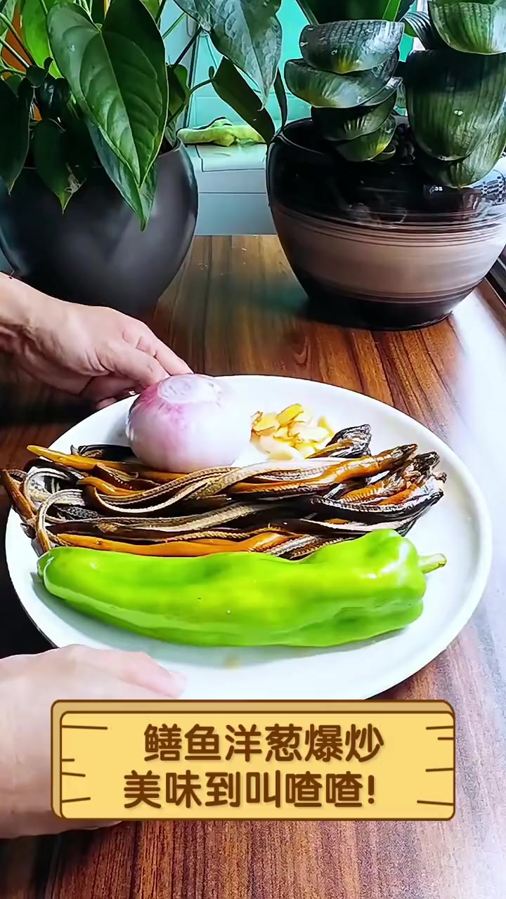 鳝鱼洋葱爆炒,美味到叫喳喳!