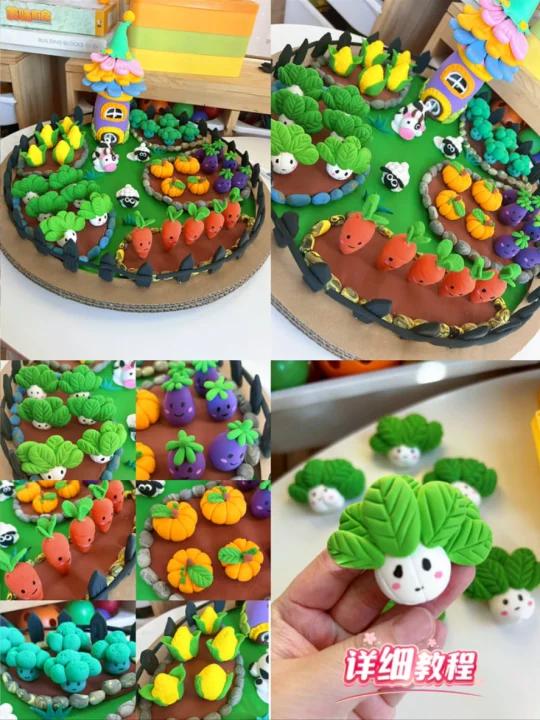 粘土蔬菜园子～超详细蔬菜大全教程来了～