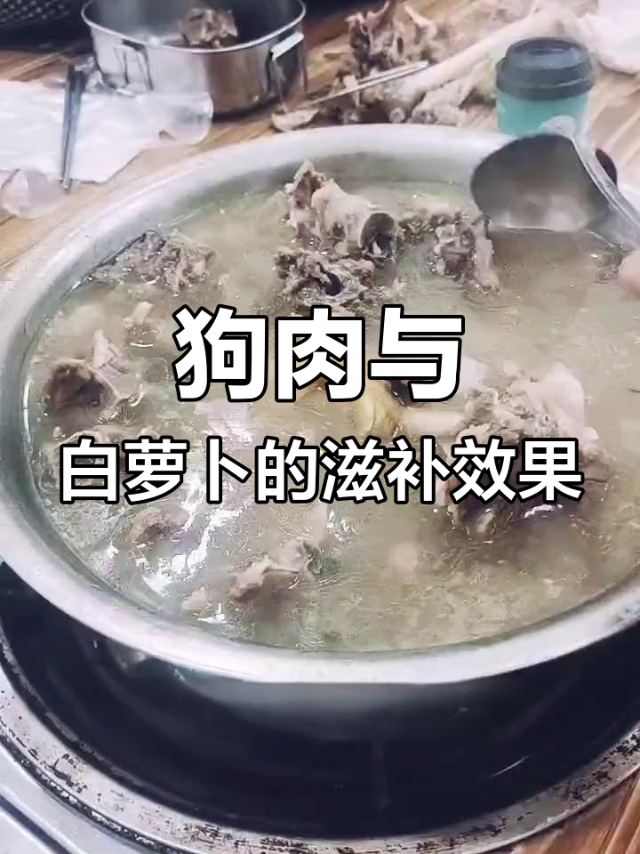 花江狗肉炖白萝卜的营养功效