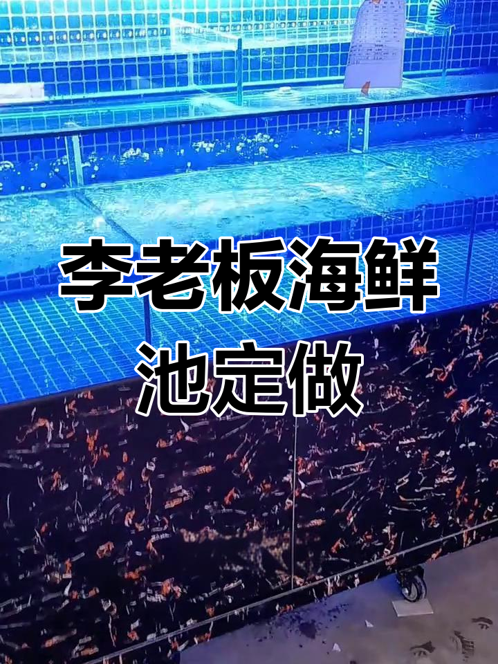 江苏李老板定制海鲜鱼缸,超强过滤系统设计安装全过程