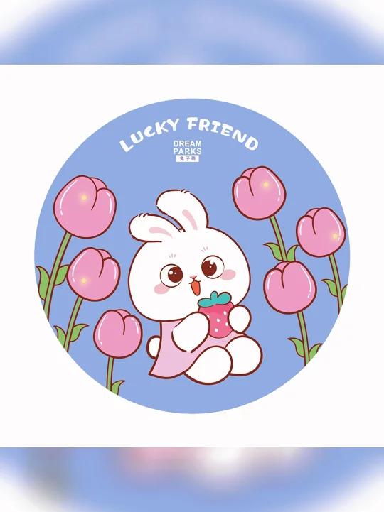 原创 兔子萌卡通可爱插画壁纸分享