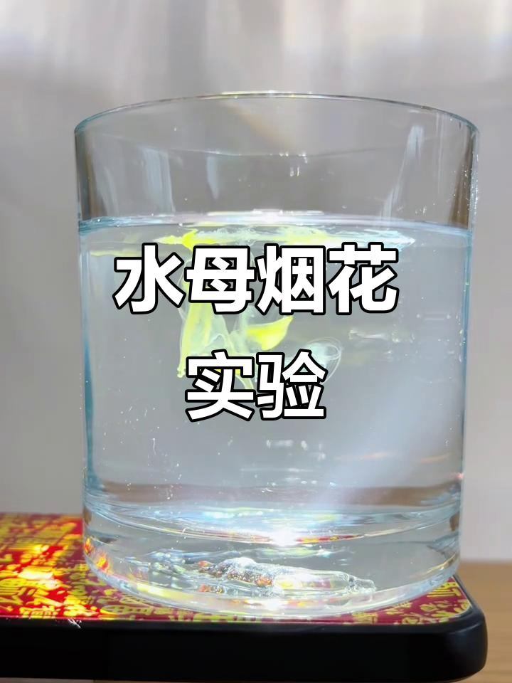 梦幻水母烟花:牛奶与盐水的奇妙反应