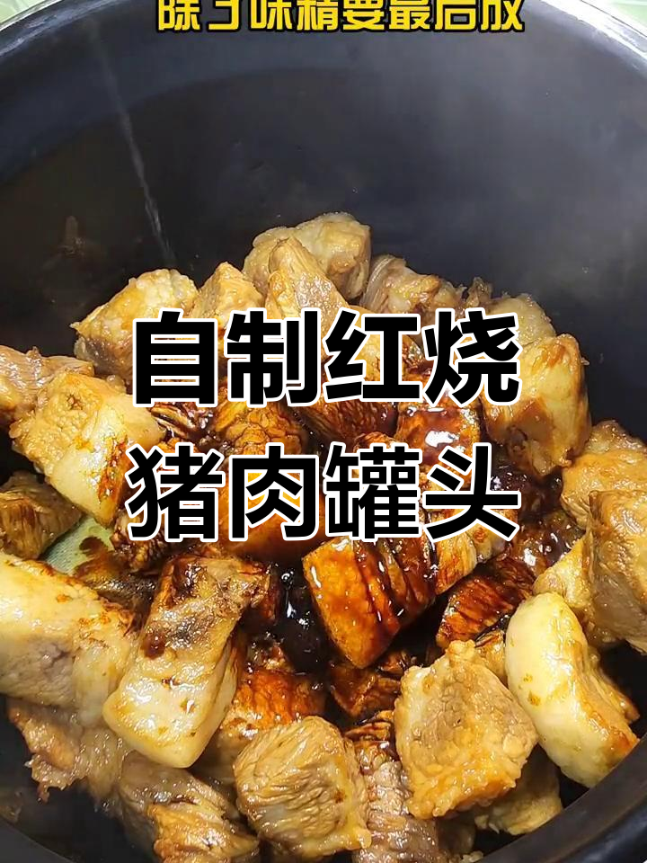 经典东北风味红烧猪肉罐头,轻松复刻