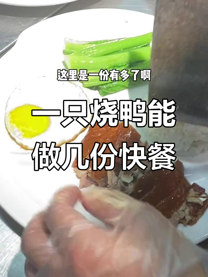 广东烧鸭饭大揭秘：一只鸭子能砍出多少快餐？