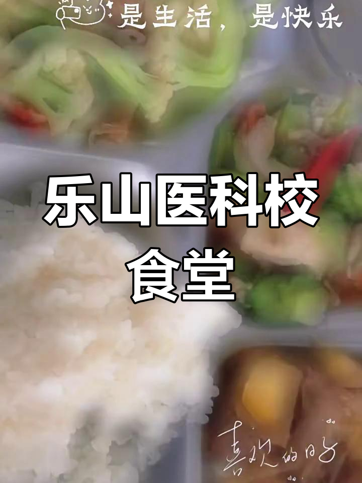 乐山医科校食堂美食大揭秘,饭菜超美味!