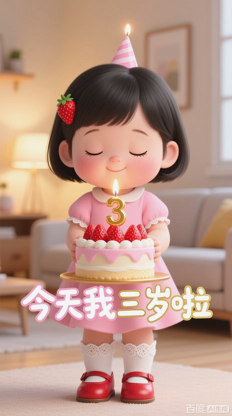 三岁生日的甜蜜回忆
