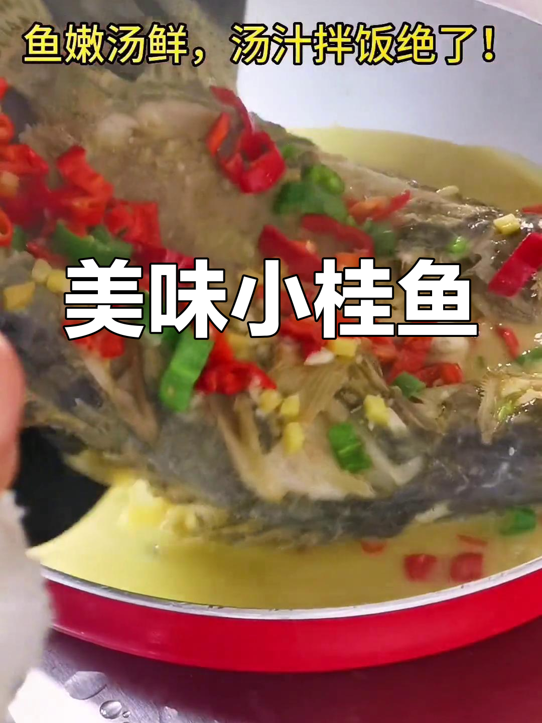 小桂鱼鲜嫩可口,汤汁拌饭让人停不下来!