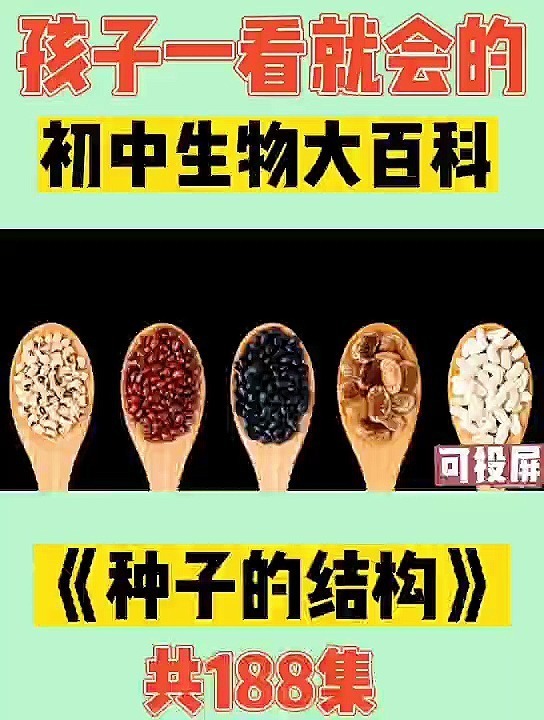 《种子的结构》生物大百科